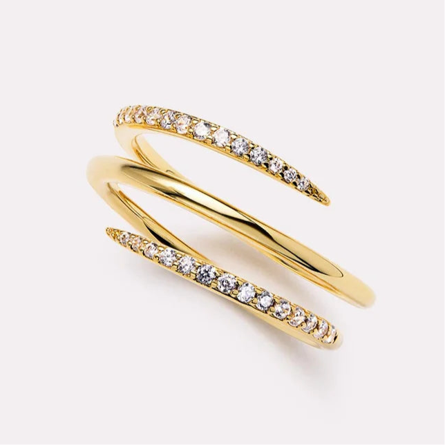 Háromsoros ezüst gyűrű - Eyla Jewelry