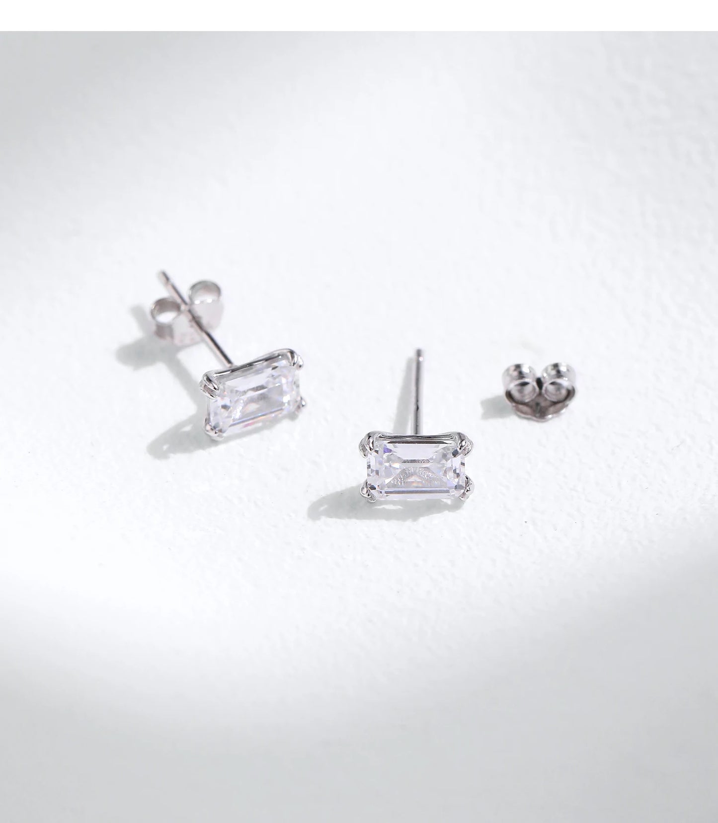 Ragyogó óceán ezüst fülbevaló