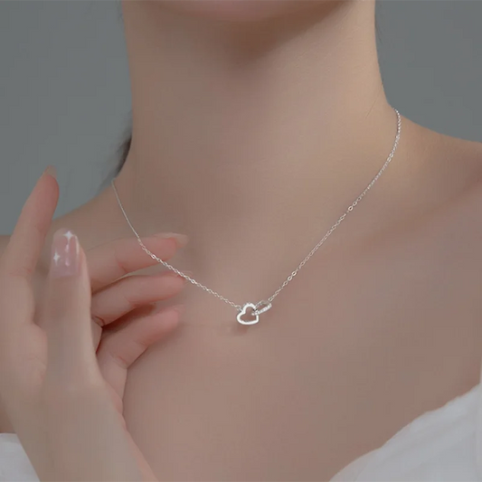 Ragyogó szeretet ezüst nyaklánc - Eyla Jewelry