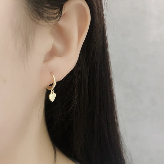 Különleges szivecskés ezüst fülbevaló - Eyla Jewelry