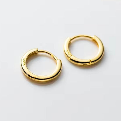 Lekerekített karika-fülbevaló - Eyla Jewelry