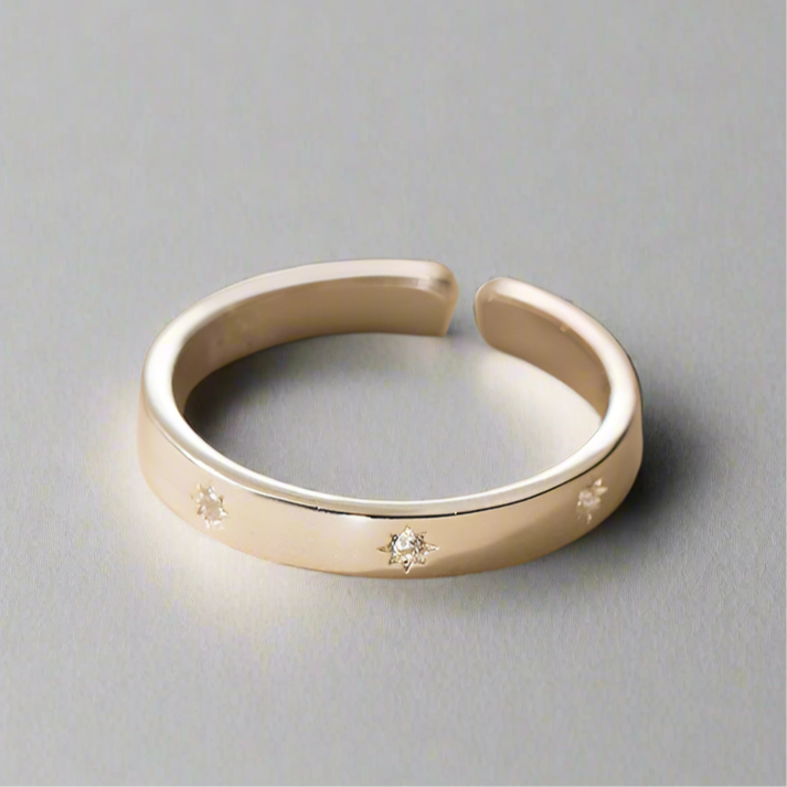 Ragyogó égbolt ezüst gyűrű - Eyla Jewelry