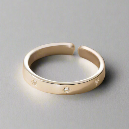 Ragyogó égbolt ezüst gyűrű - Eyla Jewelry