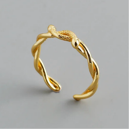 Kígyó ezüst gyűrű - Eyla Jewelry