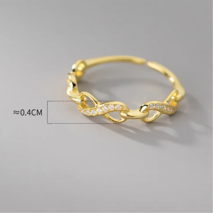 Örökkévalóság ezüst gyűrű - Eyla Jewelry