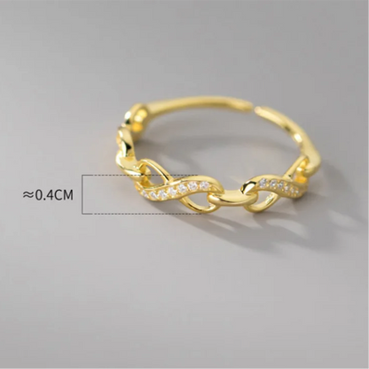 Örökkévalóság ezüst gyűrű - Eyla Jewelry