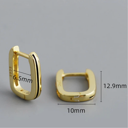 Ovális ezüst fülbevaló - Eyla Jewelry