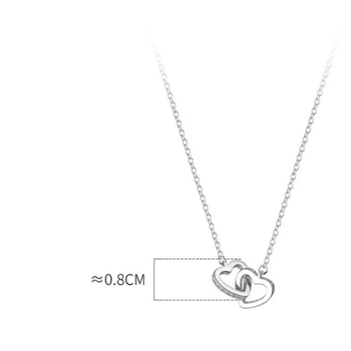 Ragyogó szeretet ezüst nyaklánc - Eyla Jewelry