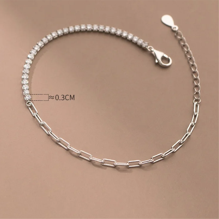 Különleges ragyogó teniszkarkötő - Eyla Jewelry