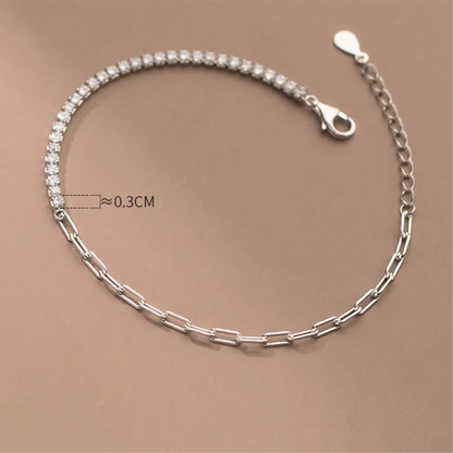 Különleges ragyogó teniszkarkötő - Eyla Jewelry