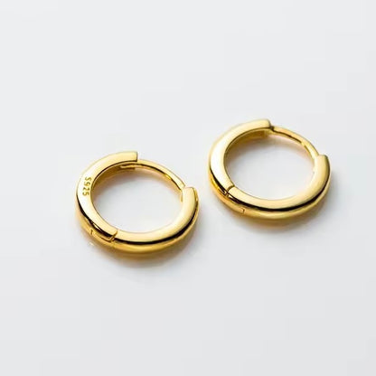 Lekerekített karika-fülbevaló - Eyla Jewelry