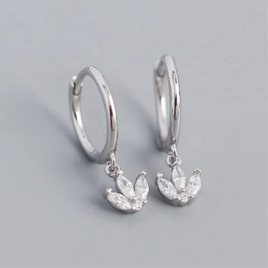 Tulipános ezüst fülbevaló - Eyla Jewelry