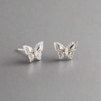 Fenséges pillangó ezüst fülbevaló - Eyla Jewelry