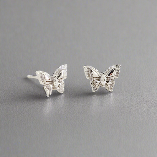 Fenséges pillangó ezüst fülbevaló - Eyla Jewelry