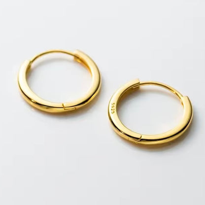 Lekerekített karika-fülbevaló - Eyla Jewelry