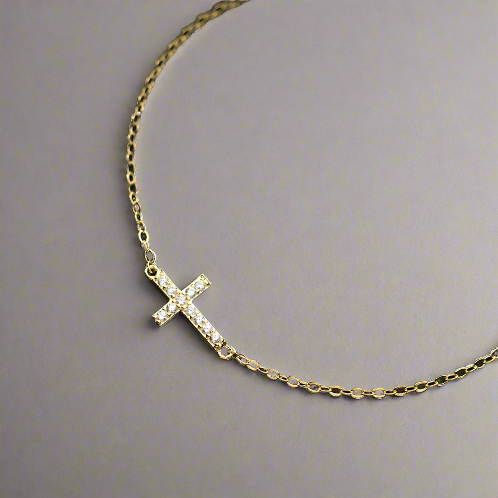 Ragyogó keresztes karkötő - Eyla Jewelry