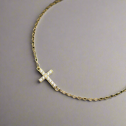 Ragyogó keresztes karkötő - Eyla Jewelry