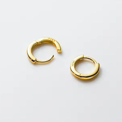 Lekerekített karika-fülbevaló - Eyla Jewelry