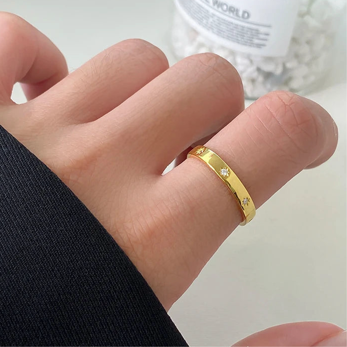 Ragyogó égbolt ezüst gyűrű - Eyla Jewelry