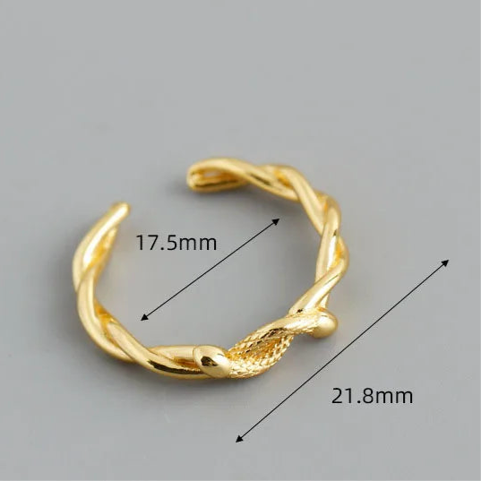 Kígyó ezüst gyűrű - Eyla Jewelry