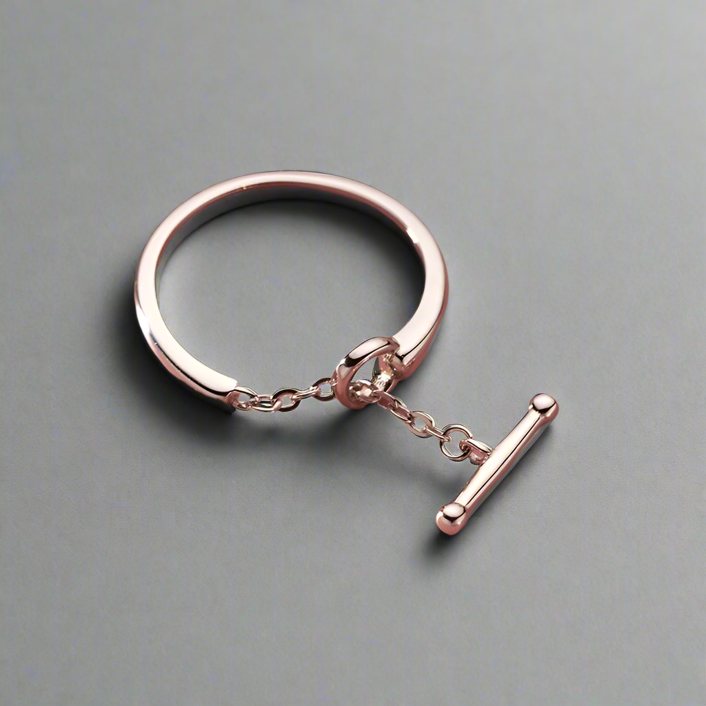 Láncos sterling ezüst gyűrű - Eyla Jewelry