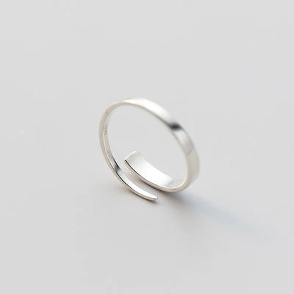 letisztult spirál ezüst gyűrű - Eyla Jewelry