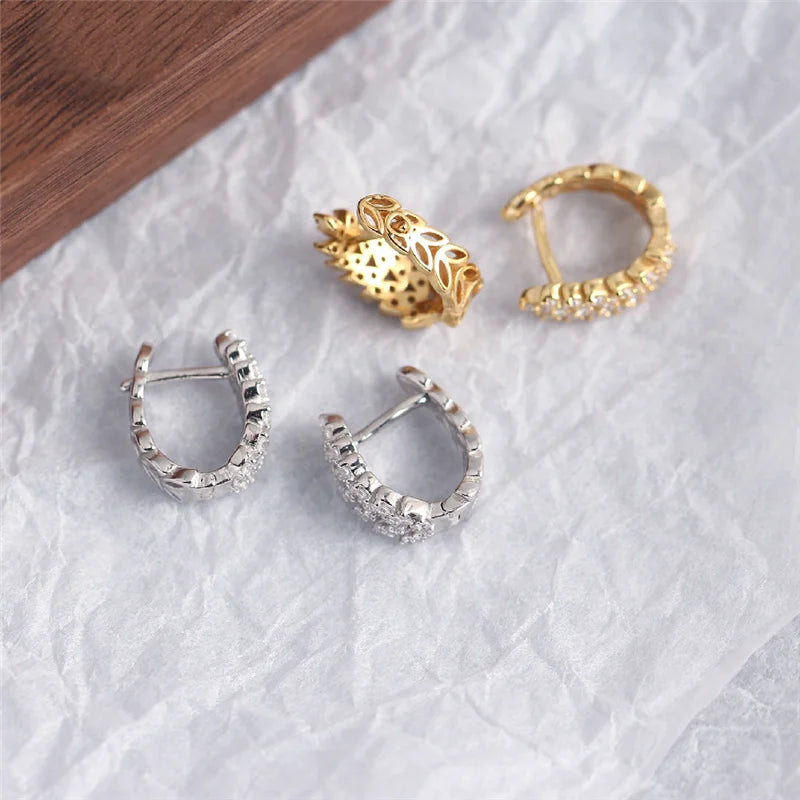 Ragyogó természet ezüst fülbevaló - Eyla Jewelry