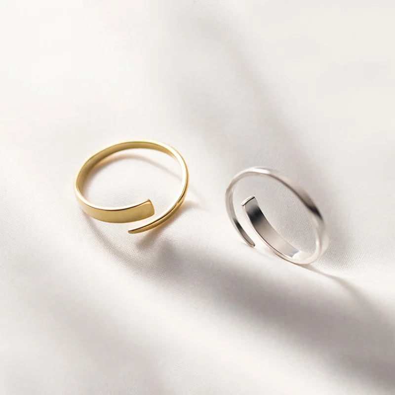 letisztult spirál ezüst gyűrű - Eyla Jewelry