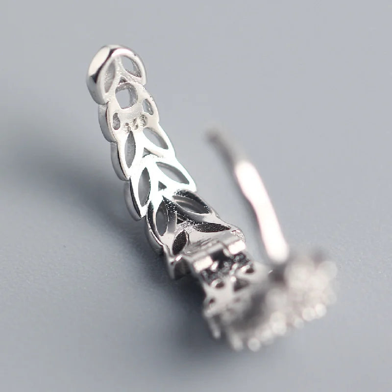 Ragyogó természet ezüst fülbevaló - Eyla Jewelry