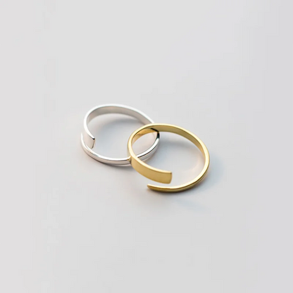 letisztult spirál ezüst gyűrű - Eyla Jewelry