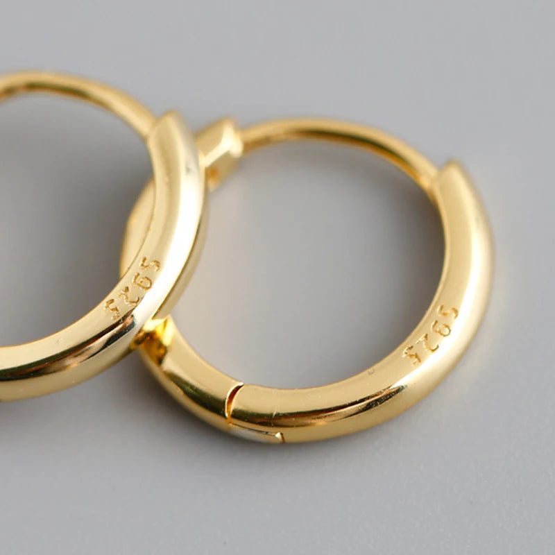 Lekerekített karika-fülbevaló - Eyla Jewelry