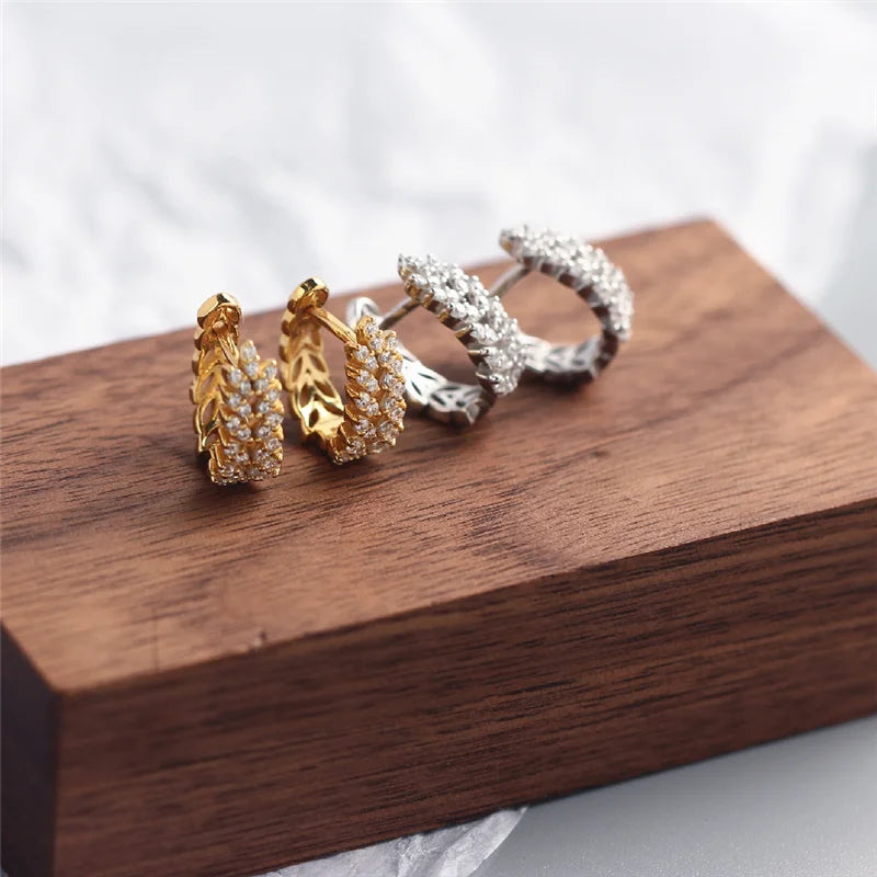 Ragyogó természet ezüst fülbevaló - Eyla Jewelry