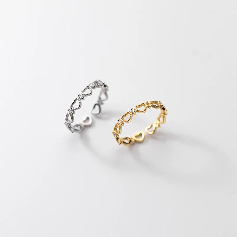 Örök szeretet ezüst gyűrű - Eyla Jewelry