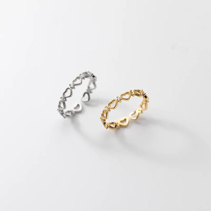 Örök szeretet ezüst gyűrű - Eyla Jewelry