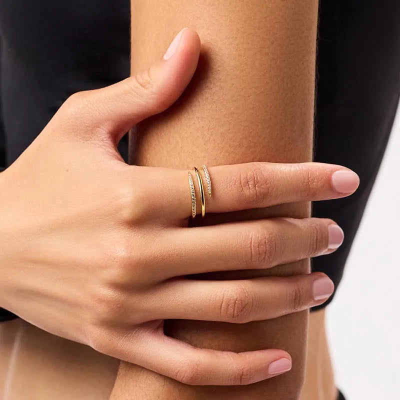 Háromsoros ezüst gyűrű - Eyla Jewelry