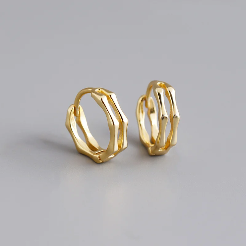 Ág formájú duplasoros ezüst fülbevaló - Eyla Jewelry