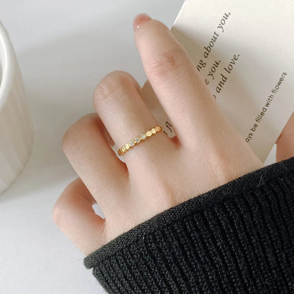 Letisztult ragyogás ezüst gyűrű - Eyla Jewelry