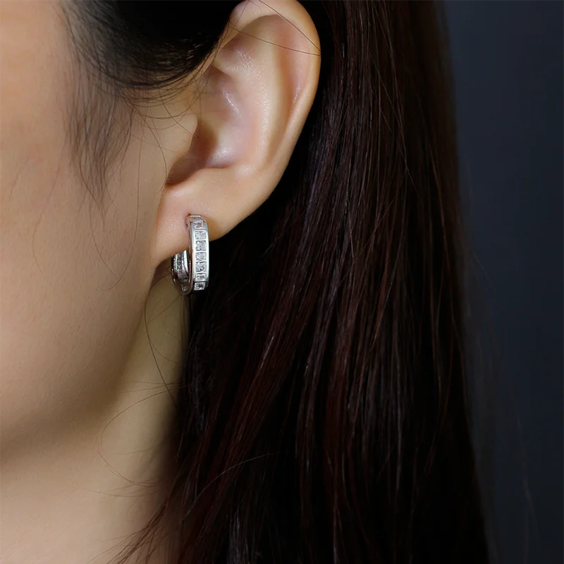 Különleges ragyogó ezüst fülbevaló - Eyla Jewelry