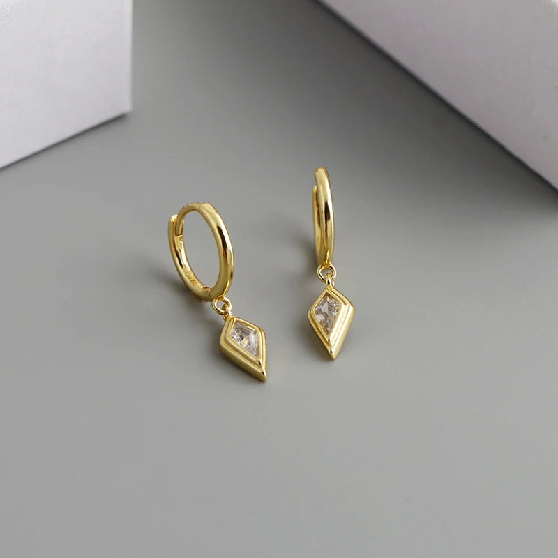 Lándzsa ezüst fülbevaló - Eyla Jewelry