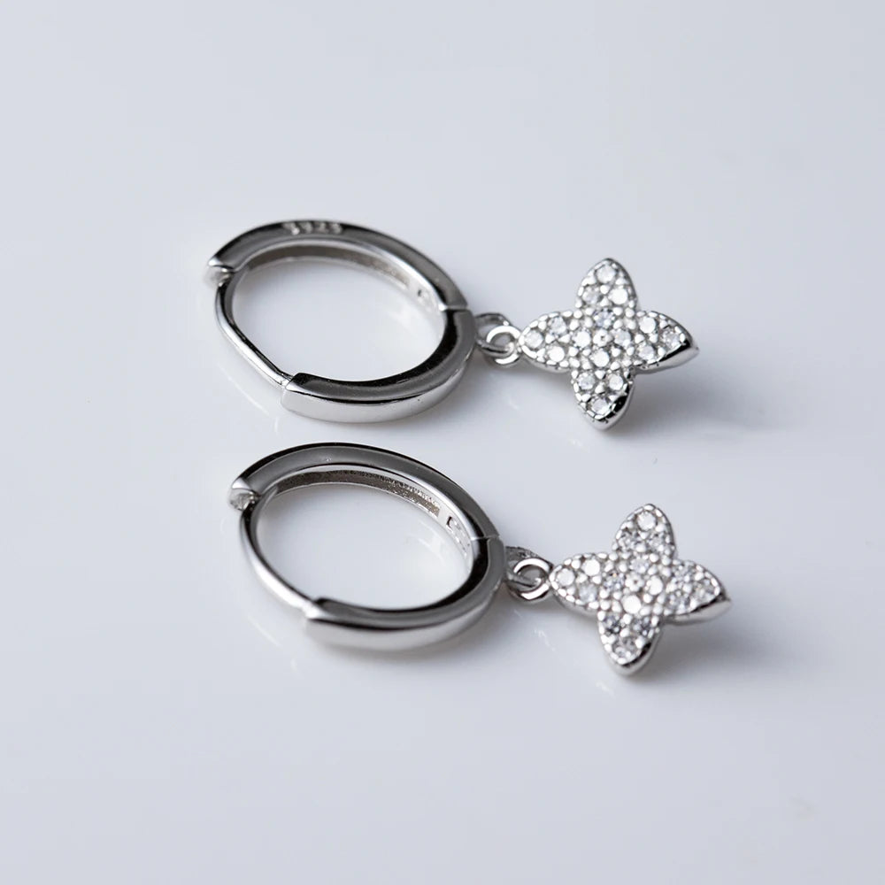 Ragyogó csillag ezüst fülbevaló