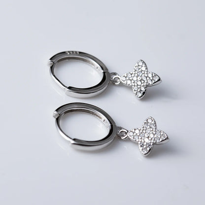 Ragyogó csillag ezüst fülbevaló