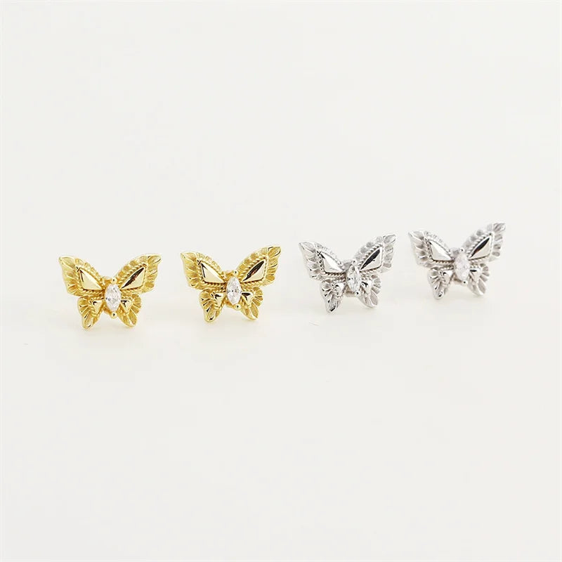 Fenséges pillangó ezüst fülbevaló - Eyla Jewelry