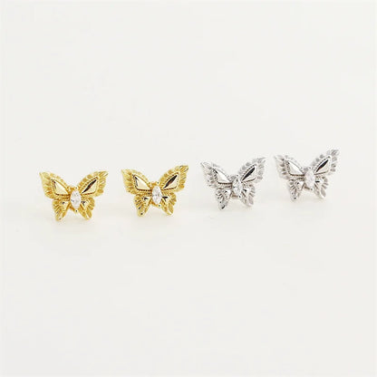 Fenséges pillangó ezüst fülbevaló - Eyla Jewelry