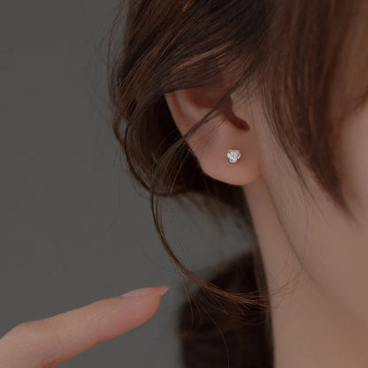 Csomó hatású ezüst fülbevaló