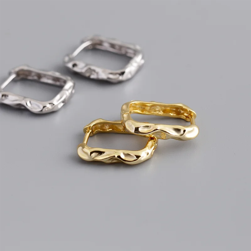 Csavart álom ezüst fülbevaló - Eyla Jewelry