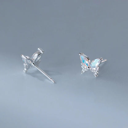 Ragyogó pillangó ezüst fülbevaló - Eyla Jewelry