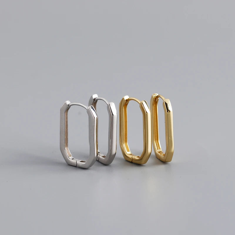 Különleges ovális ezüst fülbevaló - Eyla Jewelry