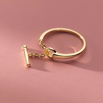 Láncos sterling ezüst gyűrű - Eyla Jewelry