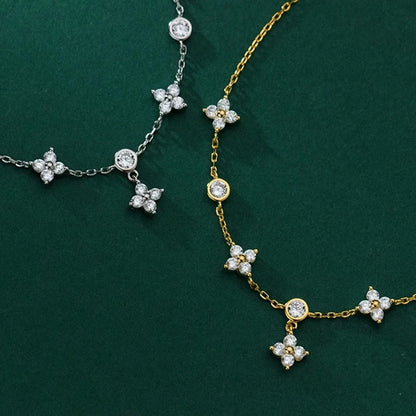 Ragyogó gyémánt ezüst karkötő - Eyla Jewelry