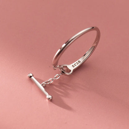 Láncos sterling ezüst gyűrű - Eyla Jewelry